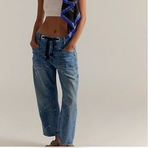 Free people barrel jeans